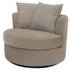 Giga Meubel Fauteuil Taupe Stof - Zithoogte 45cm - Thony Luxe Hot