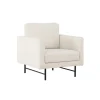 Fjôrd Fauteuil Wit Stof - 86x87x68cm - Sky Best