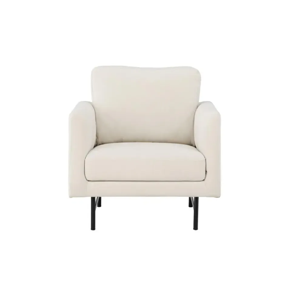 Fjôrd Fauteuil Wit Stof - 86x87x68cm - Sky Best