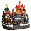 Feeric lights & Christmas Feeric Christmas Kerstdorp landhuis kerstman - 31 x 32,5 x 24 cm Outlet