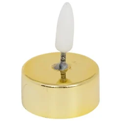 Feeric lights & Christmas LED waxinelichtjes - 8x - goud glans New