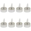 Feeric lights & Christmas LED theelichtjes - 8x - zilver - 5,5 cm Online