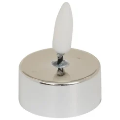 Feeric lights & Christmas LED theelichtjes - 8x - zilver - 5,5 cm Online