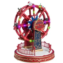Feeric lights & Christmas Kerstdorp - reuzenrad met muziek Outlet