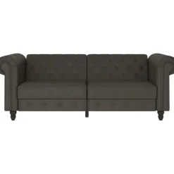 Dorel Home Felix - 3-zits slaapbank in antraciet stof Clearance