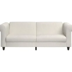 Dorel Home Felix II - 3-zits slaapbank in crèmekleurige stof Online