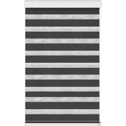 Fenstr duo-rolgordijn antraciet - 200x175 cm Best