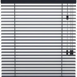 Fenstr houten jaloezie New York 50mm - antraciet (20709) Clearance