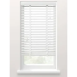 Fenstr jaloezie hout 50 mm wit - 80x130 cm Outlet