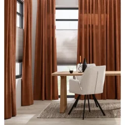 Fenstr plisségordijn Boston dubbel 25mm lichtdoorlatend - linnen (25511) Outlet