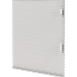 Fenstr plisségordijn Boston dubbel 25mm lichtdoorlatend - off-white (10716)