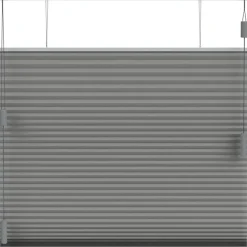 Fenstr plisségordijn Boston dubbel 25mm lichtdoorlatend - donkergrijs (20513) Outlet