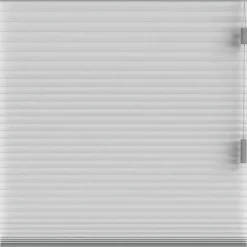 Fenstr plisségordijn Chicago dubbel 25mm lichtdoorlatend - lichtgrijs (20024) Hot