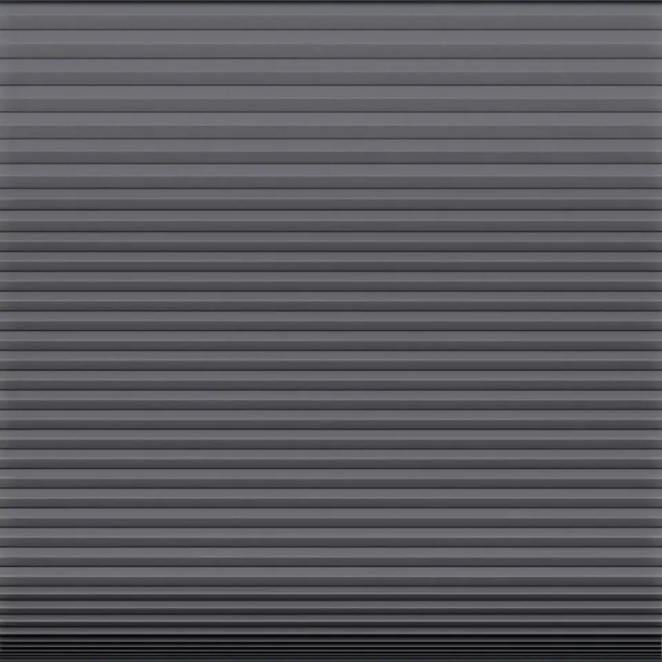 Fenstr plisségordijn Montreal dubbel 25mm verduisterend - antraciet (20714) New