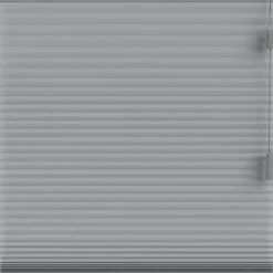 Fenstr plisségordijn Toronto dubbel 25mm lichtdoorlatend - donkergrijs (20514) New