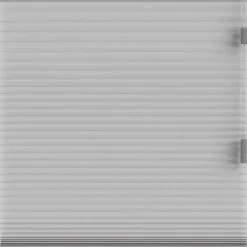 Fenstr plisségordijn Toronto dubbel 25mm lichtdoorlatend - lichtgrijs (20027) Best