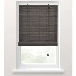 Fenstr Rolgordijn bamboe antraciet - 150x180 cm Clearance