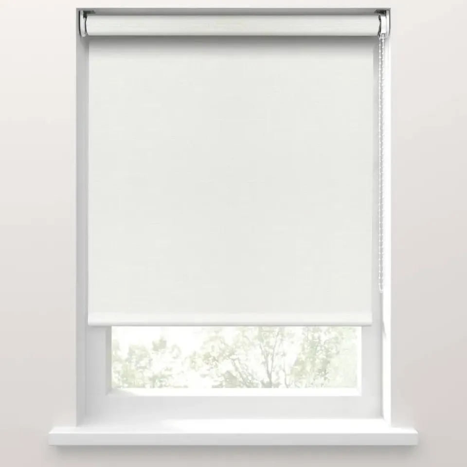 Fenstr rolgordijn Lucca lichtdoorlatend - wit (10025) Clearance