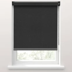 Fenstr rolgordijn Rimini screen - zwart (15047) Online