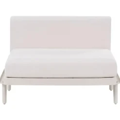 Leen Bakker FERRETTI - Tuinbank uitbreidingsmodule - Lichtbeige - Stof Hot