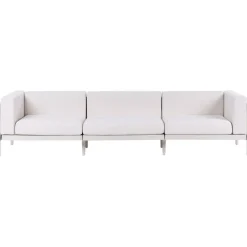 Leen Bakker FERRETTI - Tuinbank 3-zits - Lichtbeige - Synthetisch New