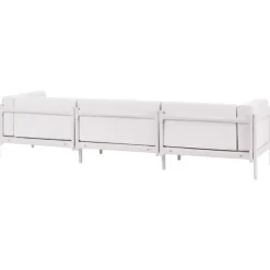 Leen Bakker FERRETTI - Tuinbank 3-zits - Lichtbeige - Synthetisch New