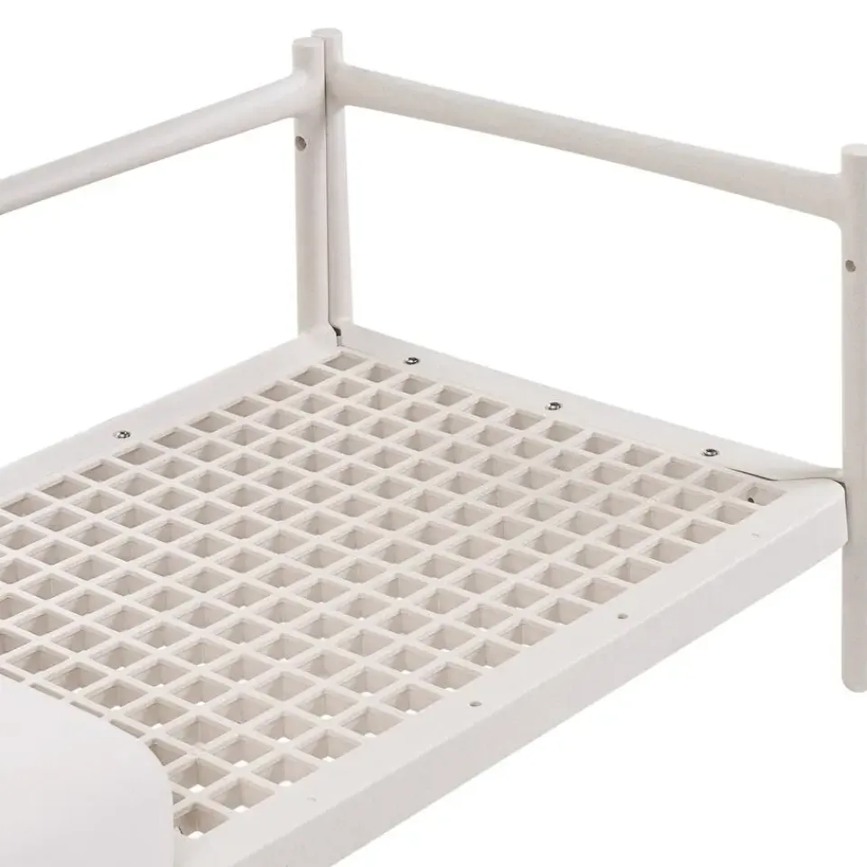 Leen Bakker FERRETTI - Tuinbank 4-zits - Lichtbeige - Synthetisch New