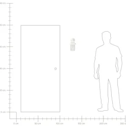 Beliani FINDON - Wandlamp - Wit - Ijzer Clearance