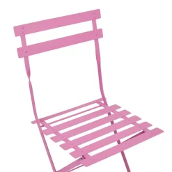 Beliani FIORI - Bistroset voor 2 - Roze - Staal Outlet