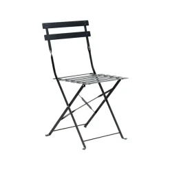 Beliani FIORI - Bistroset voor 2 - Zwart - Staal New