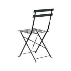 Beliani FIORI - Bistroset voor 2 - Zwart - Staal New