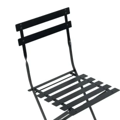 Beliani FIORI - Bistroset voor 2 - Zwart - Staal New