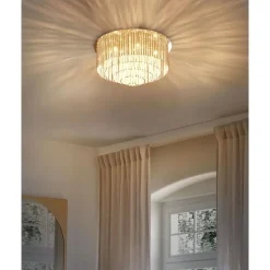 Beliani FIRVIDA - Kroonluchter - Zilver - Metaal Sale