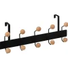 5five Deurkapstok - zwart/beige - 10-haaks - B44 x H17 cm Best