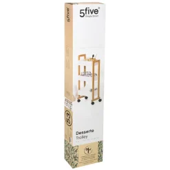 5five Doucherekje/badkamerrekje - bamboe - 3 lagen Clearance