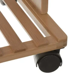 5five Doucherekje/badkamerrekje - bamboe - 4 lagen - 40 x 30 x 87 cm Online