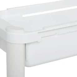 5five Keuken/badkamer trolley 4 laags - 37 x 15 x 79 cm - wit Best