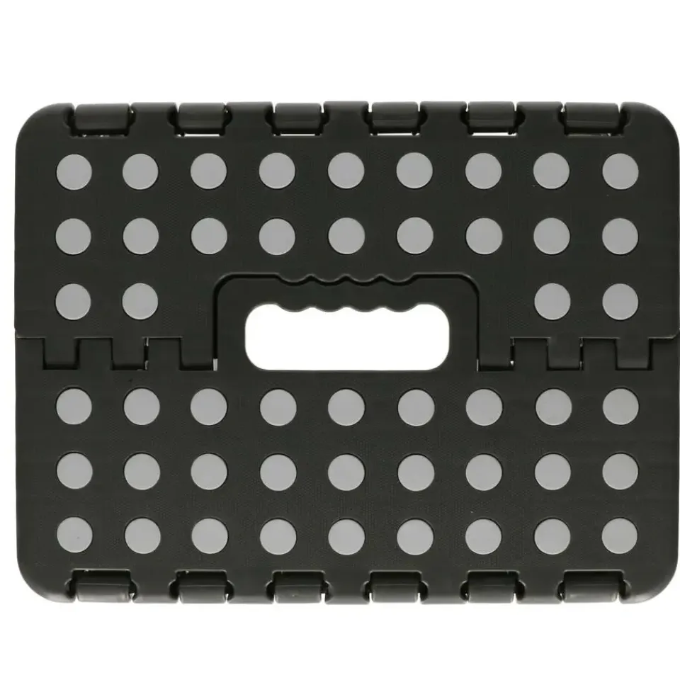 5five Keukenkrukje/opstapje - opvouwbaar - grijs - 27 x 33 cm Best