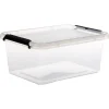 5five Opbergkist met deksel - Clip Box - 12,5L - 39x29x17 cm