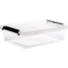 5five Opbergkist met deksel - Clip Box - 8,5L - 39x29x12 cm Discount