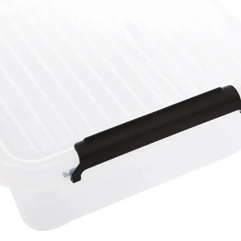 5five Opbergkist met deksel - Clip Box - 8,5L - 39x29x12 cm Discount