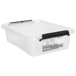 5five Opbergkist met deksel - Clip Box - 8,5L - 39x29x12 cm Discount