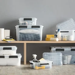 5five Opbergkist met deksel - Protect - 18L - 38x29x25 cm Discount