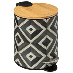 5five Pedaalemmer Mystic - groen mix - 3L - metaal - 17 x 23 cm Sale