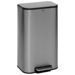 5five Pedaalemmer Norvik - zilver - rvs - 30L - 36 x 30 x 61 cm Online