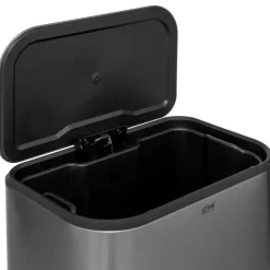 5five Pedaalemmer Norvik - zilver - rvs - 30L - 36 x 30 x 61 cm Online