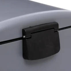 5five Prullenbak/pedaalemmer - grijs - metaal - 30 liter - 34 x 61 cm Clearance