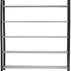 5five Schoenenrek - zilver/zwart - 15-paar - metaal-kunststof - 71x78cm