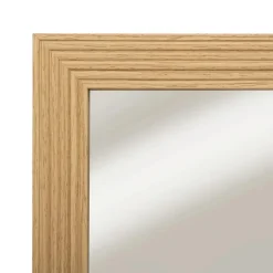 5five Spiegel/wandspiegel - 44 x 54 cm - hout - naturel Discount