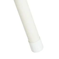 5five Stapelbaar zit krukje - metaal/polyester - wit Online